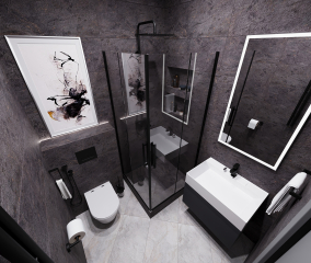 Проект ванной комнаты - Porcelanosa